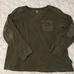 Green long sleeve top